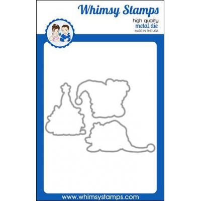 Whimsy Stamps Denise Lynn Outlines Die - Gnome For The Holidays